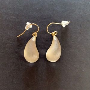 Alexis Bittar Dewdrop Carved Lucite Warm Gray